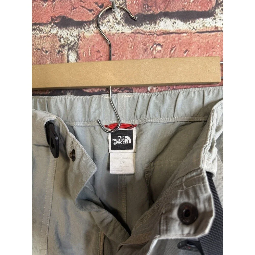 The North Face Mens Gray Convertible Outdoor Nylon Hiking Pants Size Small